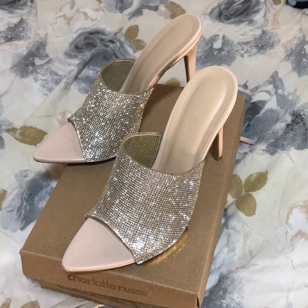Open toe heels